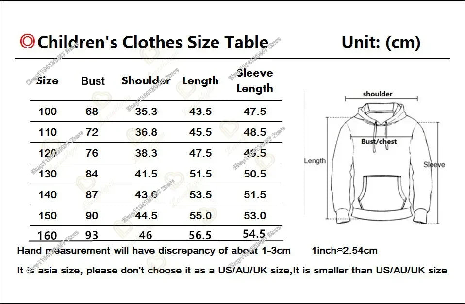 Dragon Ball Hoodie for Boys and Girls, New Autumn and Winter Style Creative Loose and Versatile Hooded Sweatshirt