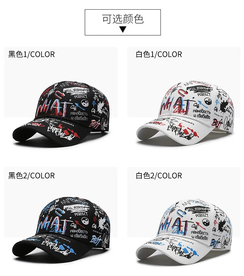 Gorra de béisbol de moda hip hop, gorras trucker con personalidad, gorra snapback de algodón, gorras de sol para actividades al aire libre, gorra deportiva y de ocio