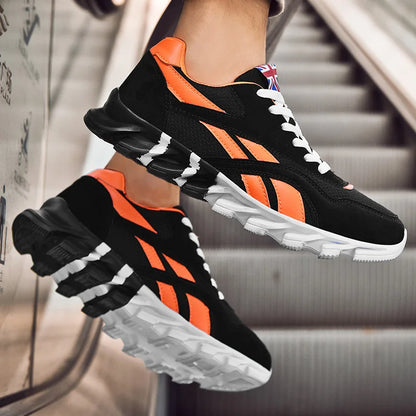 Men's Marathon Running Sports Shoes Casual Sneakers Soft Comfortable Training Shoes Wear-Resistant Sneakers for Men