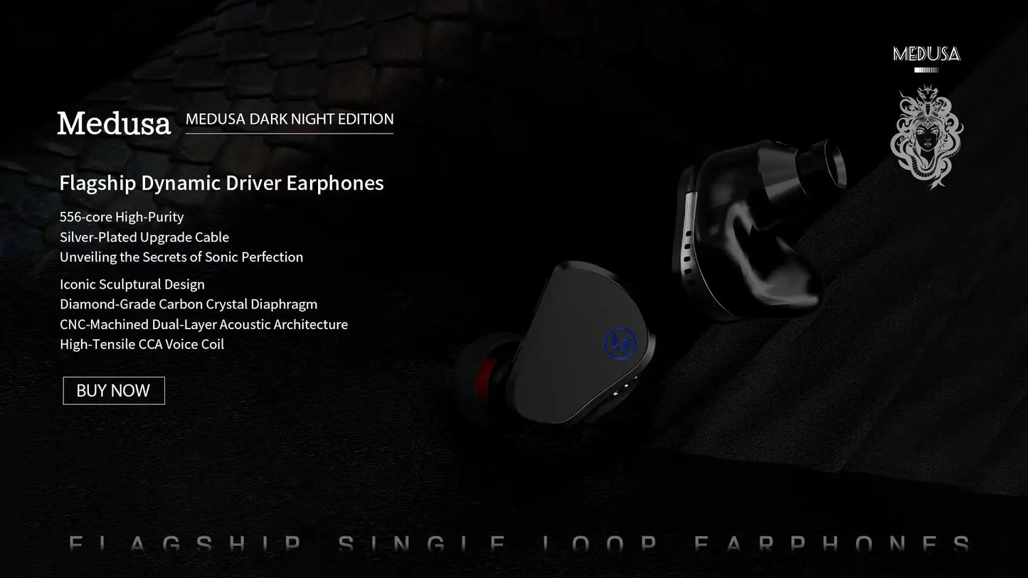 CVJ Vivian In Ear Earphones 10mm Dynamic Driver suitable for Music and Gaming 0.78mm Detachable Cable HiFi Sound Quality