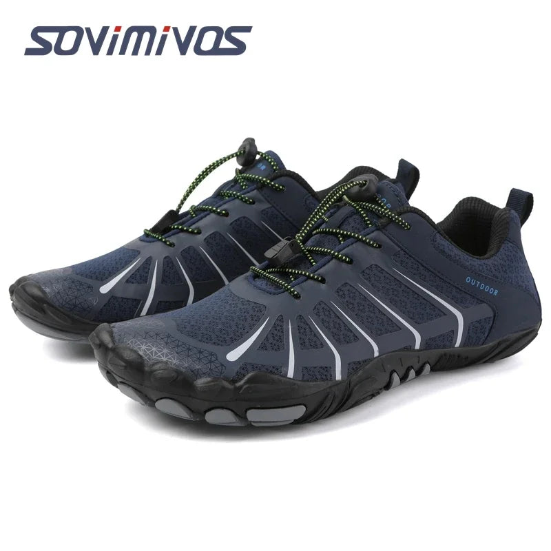 Men's Trail Running Shoes, Lightweight Athletic Zero Drop Barefoot Shoes Non-Slip Outdoor Walking Minimalist Shoes for Women