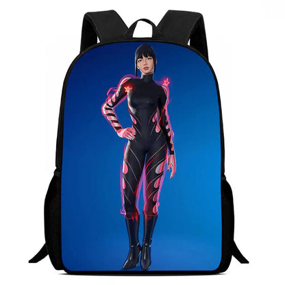 Kids School Backpack Cartoon Fortnite Bags for Girls Boys Durable Lightweight Large Capacity Breathable