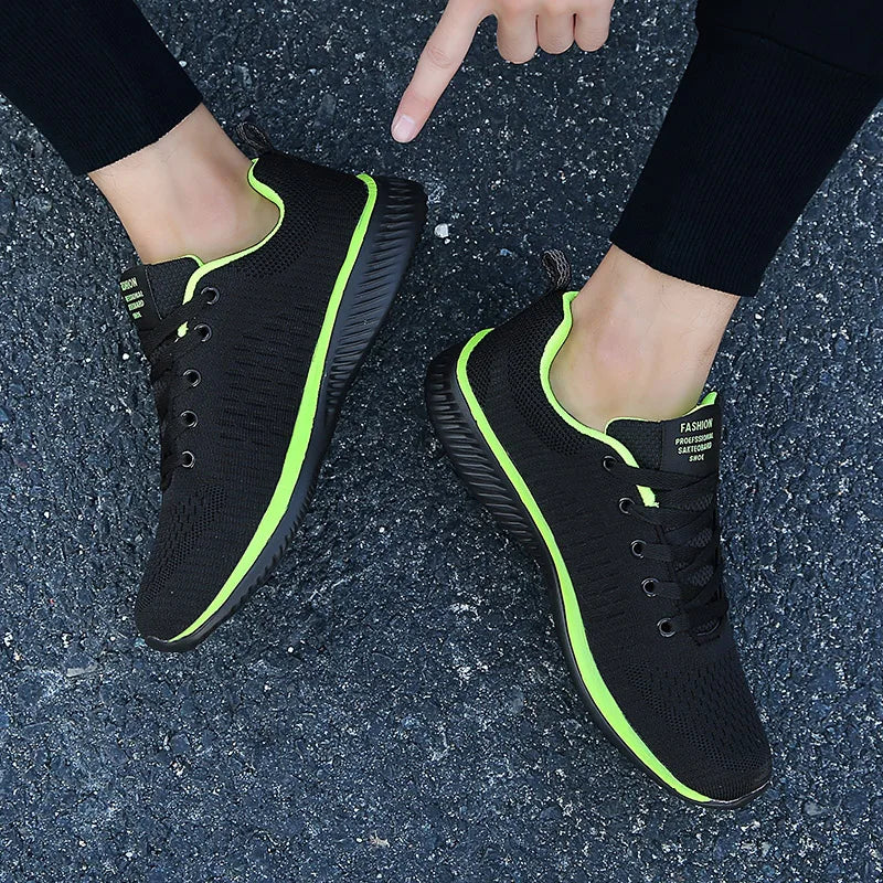 MAEDEF Running Shoes Men Breathable Sneakers 2025 Lightweight Walking Shoes Anti Slip Comfortable Mens Athletic Shoes Summer