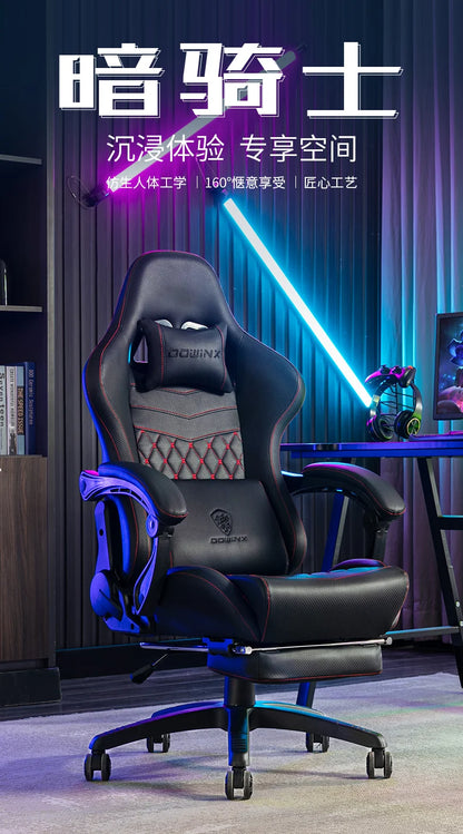 Ergonomic High Back Office Chair with Lumbar Support, Adjustable Reclining Swivel Computer Desk Chair for Home Office, Study & Bedroom