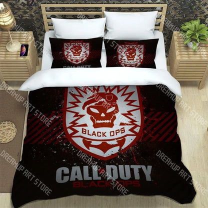 3D Print Call of Duty Game COD Bedding Set Twin Queen King Full Size Duvet Cover Pillowcase Bed boys girls Adult Home Textiles
