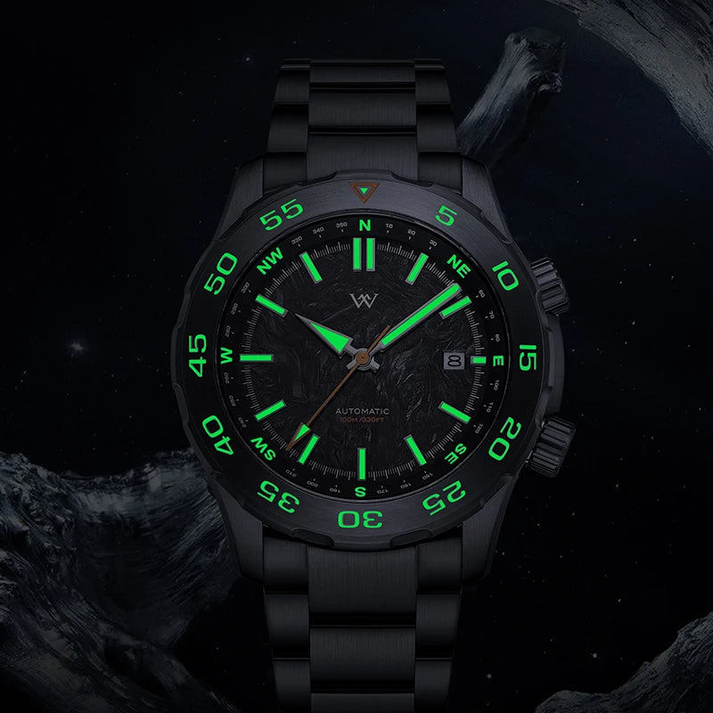 WM Watch Automatic Mechanical Watches Water Resistant Classic Casual Business Man Watch Welly Merck WM157M