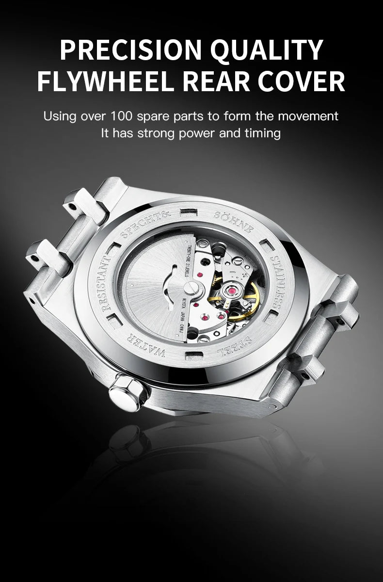 New Arrivals Specht & Söhne Dive Watch 40MM Miyota 8215 Automatic Mechanical Watches For Men Octagon Bezel Steel
