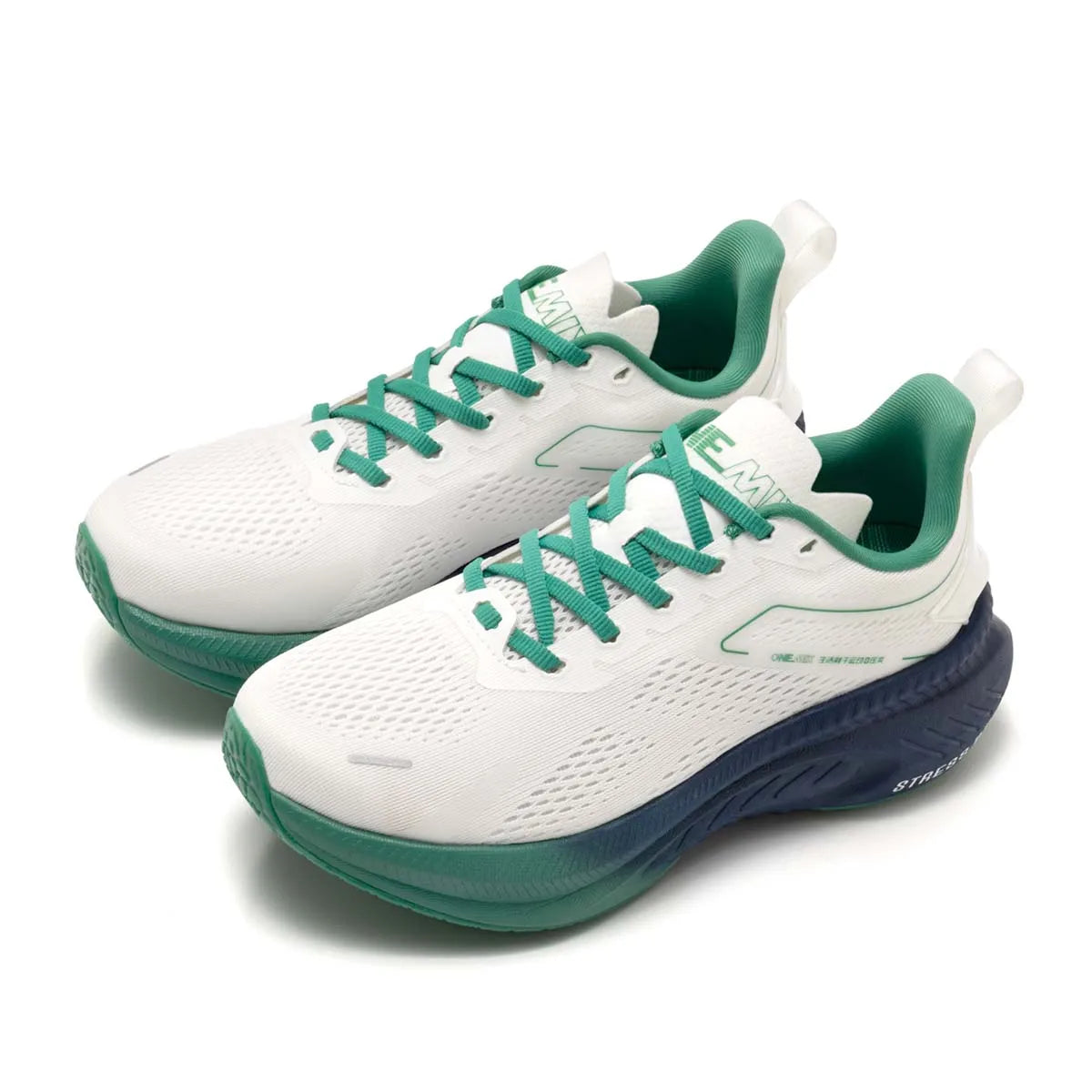 ONEMIX Nieuwe stijl herenhardloopschoenen voor herfst en winter, voor buiten, met demping, ademend, lichtgewicht en elastische sportschoenen