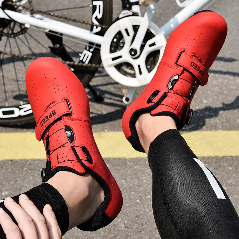 Kerékpáros cipő MTB, országúti, sportos, gyors kerékpáros cipő férfiaknak és nőknek, hegyi versenyzéshez, lapos talpú, SPD, Zapatillas Ciclismo MTB