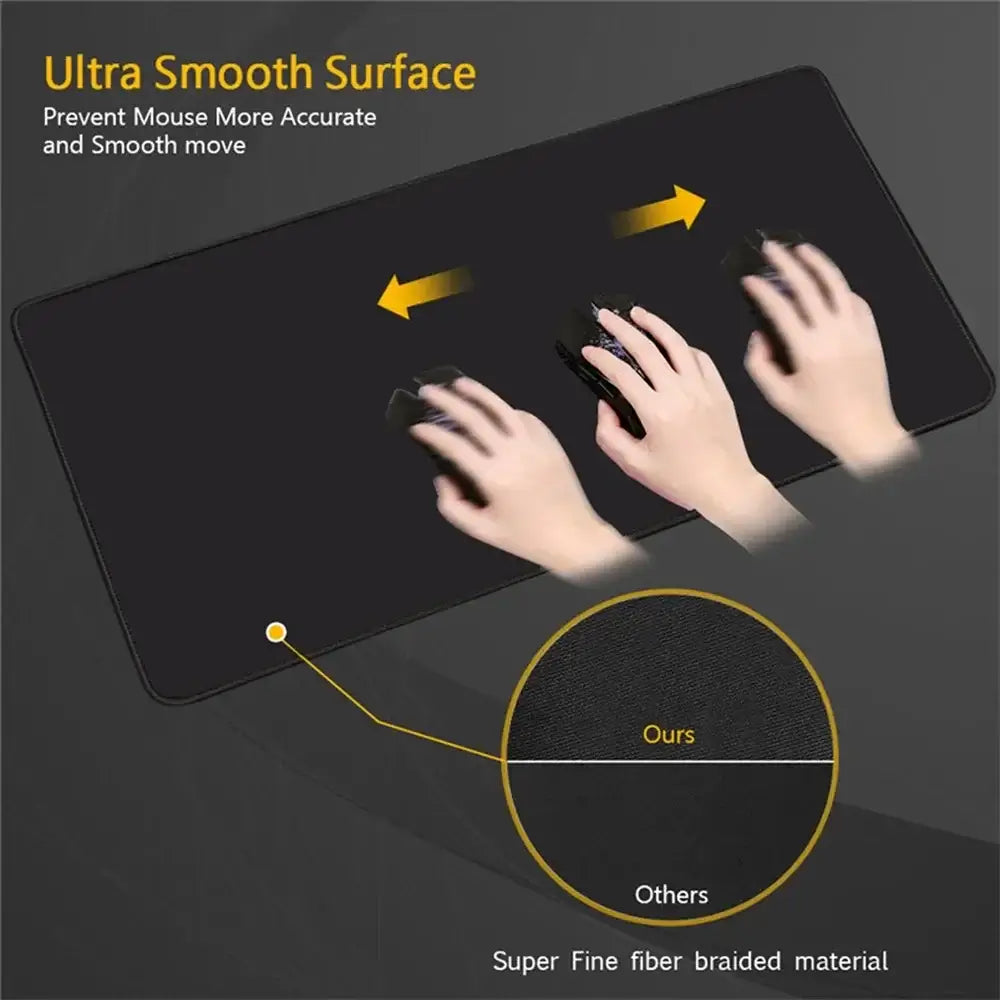 Computer Table Mat Keyboard Desk Pads Anime Mouse Pad Kawaii Girl Mousepad 900x400mm Rubber Non-slip Mouse Mats Demon Slayers XL