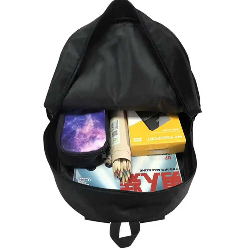 Kids School Backpack Cartoon Fortnite Bags for Girls Boys Durable Lightweight Large Capacity Breathable