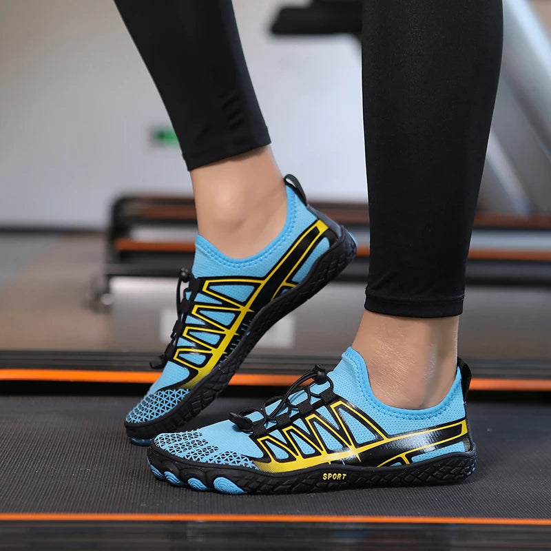 Men Beach Aqua Shoes Women Barefoot Water Swimming Fitness and Cross-Train Shoes Summer Outdoor Wading Shoes Big Size 48 49 50
