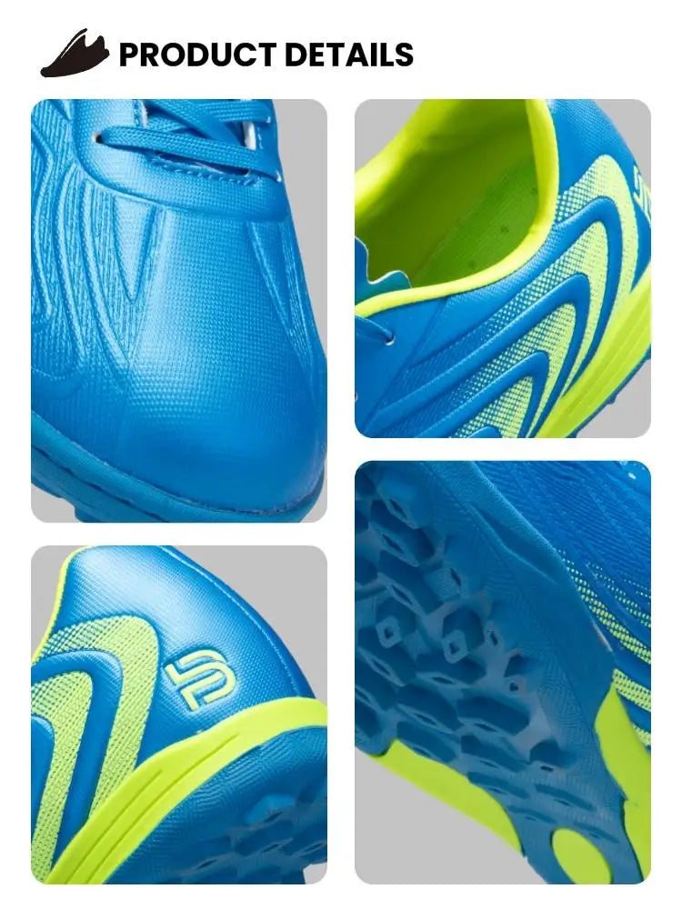 Baasploa Pantofi de fotbal pentru bărbați, marca Comfort, ușori, pentru antrenament pe gazon, pantofi profesioniști de fotbal, adidași moi pentru bărbați, antiderapant