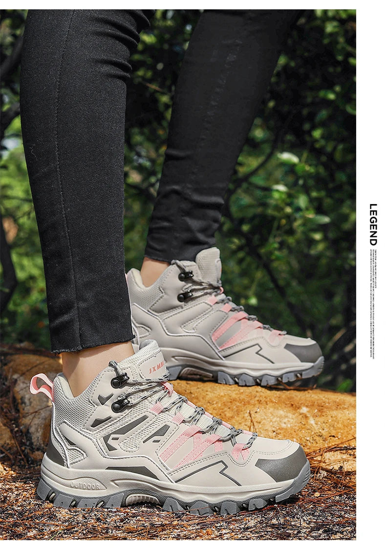 Buty turystyczne unisex, buty sportowe do wędrówek na świeżym powietrzu, buty kempingowe, damskie wodoodporne buty do spacerów, antypoślizgowe buty turystyczne