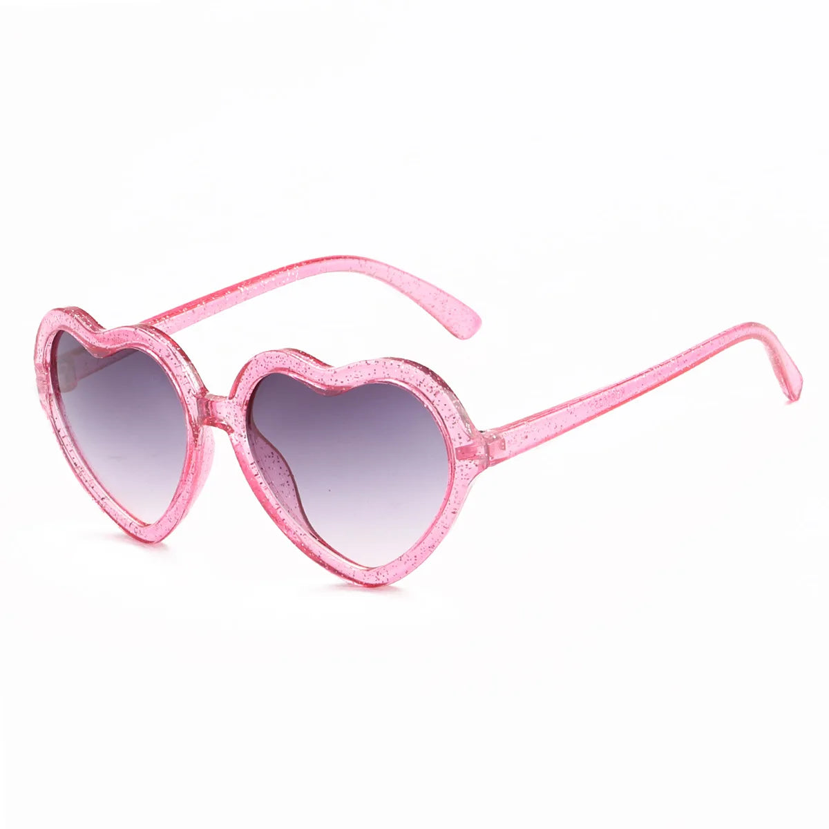 Stylish Kids rose pink Heart Sunglasses UV400 Protection Adjustable Frame for Boys Girls Baby Toddler 0-12 Years eyewear