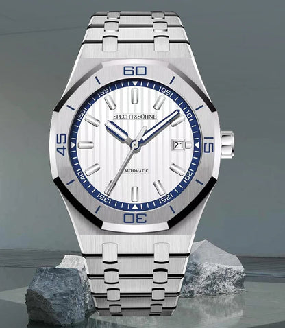New Arrivals Specht & Söhne Dive Watch 40MM Miyota 8215 Automatic Mechanical Watches For Men Octagon Bezel Steel