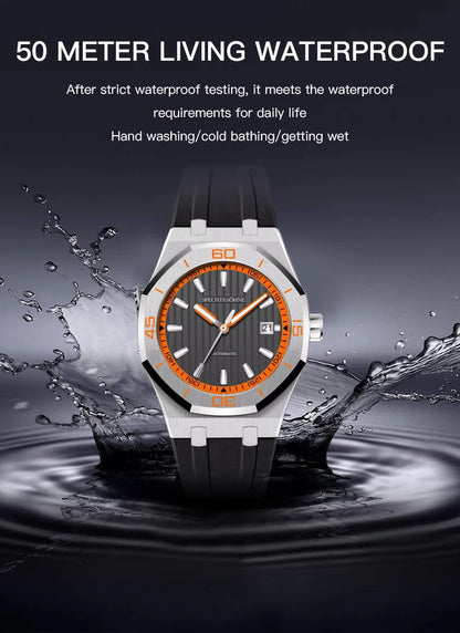 New Arrivals Specht & Söhne Dive Watch 40MM Miyota 8215 Automatic Mechanical Watches For Men Octagon Bezel Steel
