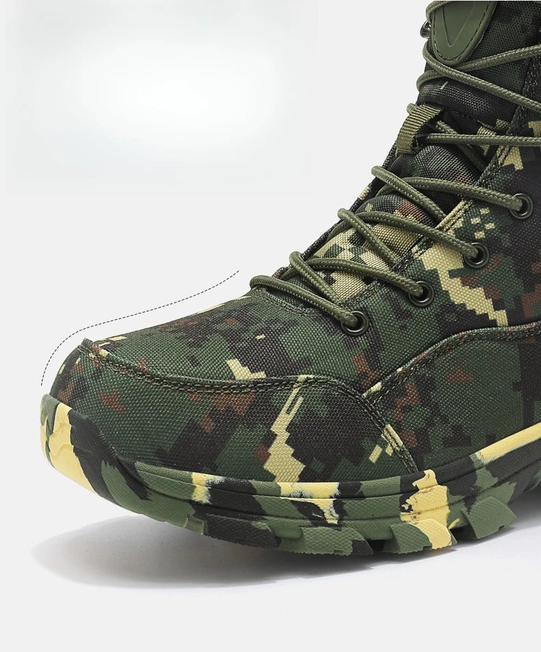 Hiking Shoes Men Boots Wear-resistant  Breathable Casual Sports Shoes Men Ankle Boots Comfortable Outdoor High-top Boots Men