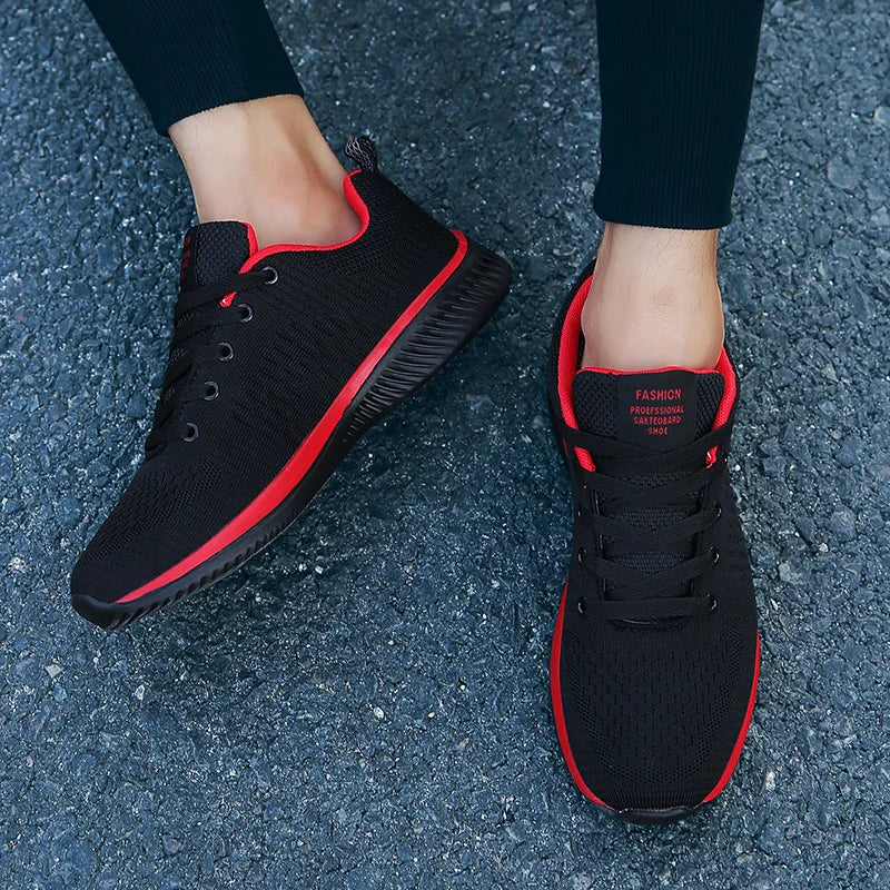 MAEDEF Running Shoes Men Breathable Sneakers 2025 Lightweight Walking Shoes Anti Slip Comfortable Mens Athletic Shoes Summer