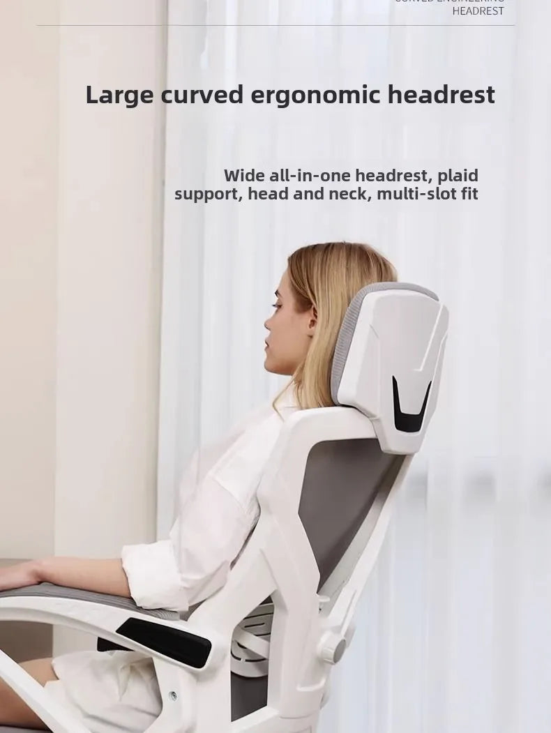 Ergonomic Computer Chair Home Office Chair with Reclining Seat, Comfortable Gaming Chair, Adjustable Desk Chair for Students & Workspaces