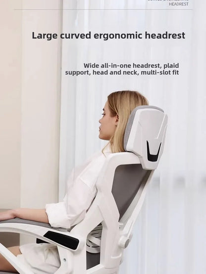 Ergonomic Computer Chair Home Office Chair with Reclining Seat, Comfortable Gaming Chair, Adjustable Desk Chair for Students & Workspaces