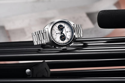 PAGANI DESIGN 2025 New Panda Dial Men Watches Luxury Quartz Watch For Men Japan VK63 Sport Chronograph Sapphire glass Wristwatch