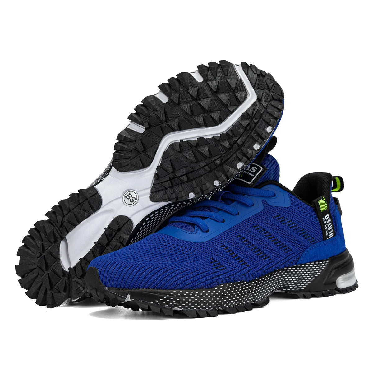 Baasploa Herren-Laufschuhe – Marke: Casual, leichte Designer-Jogging-Schuhe aus Mesh für Herren, atmungsaktive Sport- und Wanderschuhe mit Schnürung