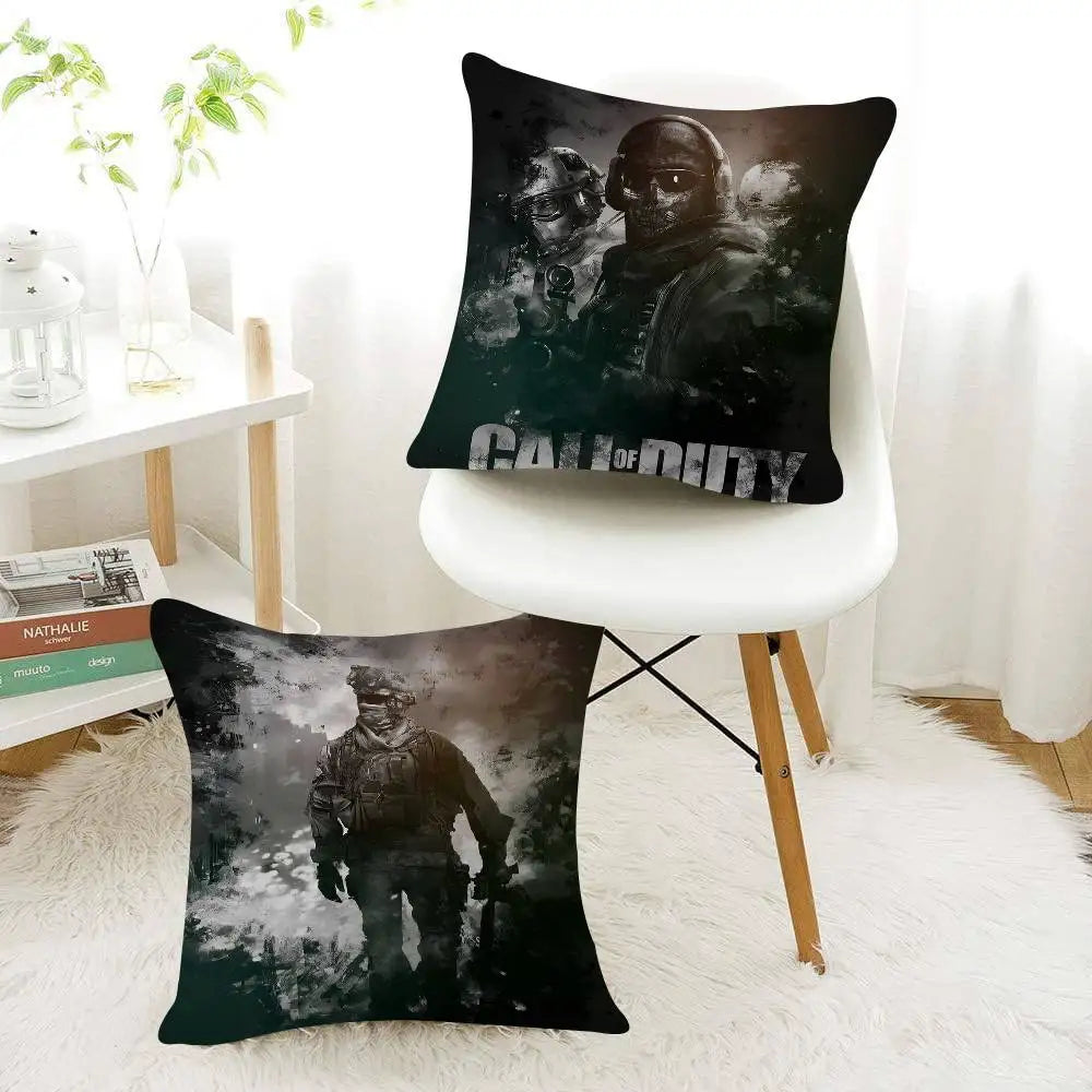 Classic Game C-Call Of D-Duty Personalized Picture Text Home Decorative Pillows Household Gifts 45x45cm