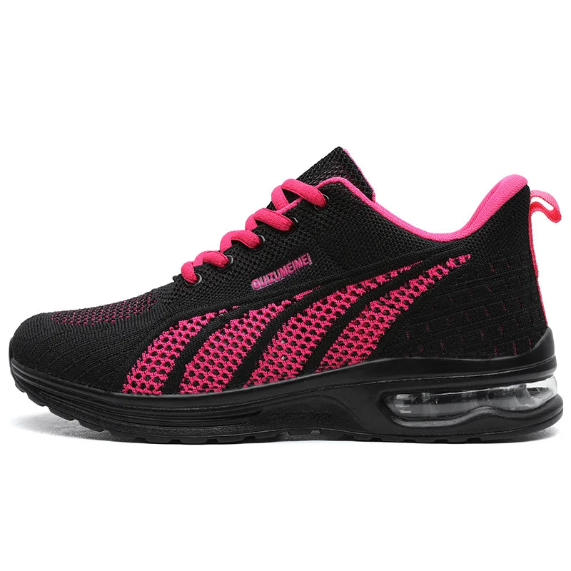 New summer rebound women's sports shoes, lightweight shock-absorbing running shoes, marathon foot protection balance walking shoes
