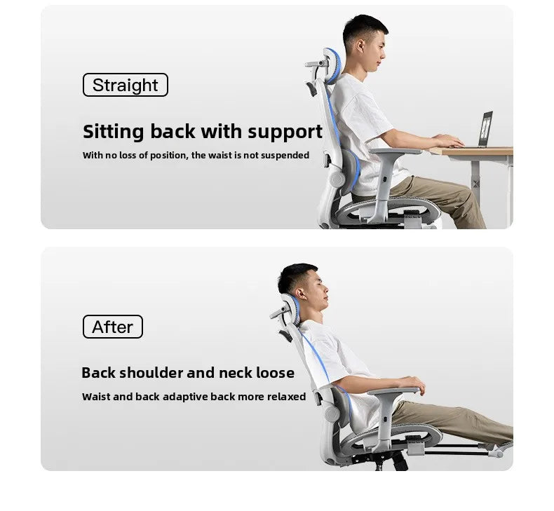 Multifunktionaler Bürostuhl Computerstuhl Relaxsessel Schlafstuhl Ergonomischer Stuhl Drehstuhl E-Sports-Stuhl