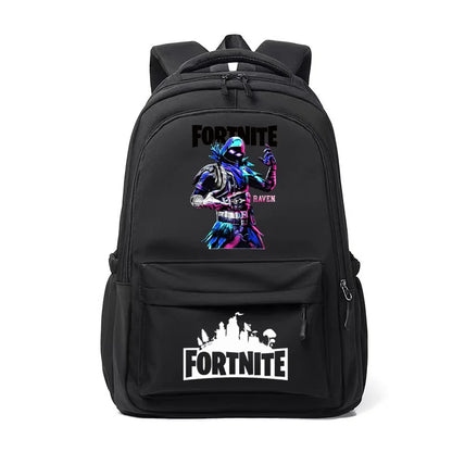 Fortnite Kids Backpack Portable Large Capacity Student Schoolbag Cartoon Printed Shoulder Bag School Supplies for Boys Gift