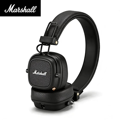 Marshall Major III 3 Wireless/Wired Headphones with Mic Deep Bass Foldable Gaming Bluetooth Headset for Sports & Rock Music