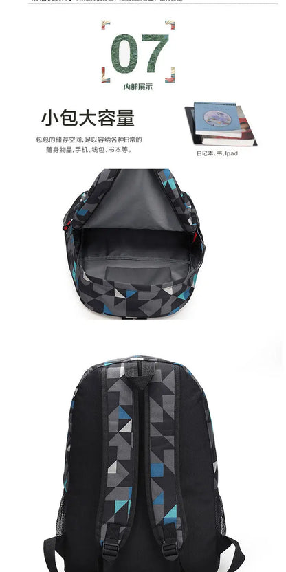 In Stock Minecraft Enderman Creeper Graphic Printed Backpack Large Capacity Lightweight Fashion Casual For Daily Travel Outdoor