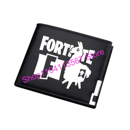 Fortnite Anime Figures Wallet Victory Royale PU Leather Purse Coin Holder Money Clutch Wristlet Cover Wallet Card Holder