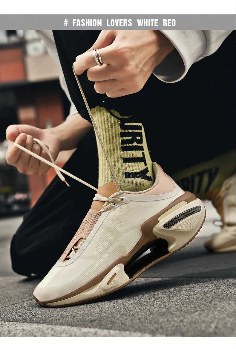 2026 New Men Sports Breathable Lightweight Comfortable Athletic Non-Skid Sneakers Daily Leisure Shopping Walking Marathon Shoes