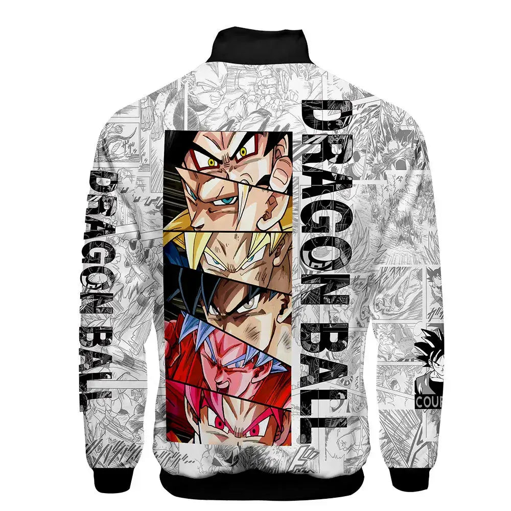 Dragon Ball 3D Print Zipper Hoodie Cool Fashion Men/Women/Kids Long Sleeve Hoodies Sweatshirt Casual Cosplay Jacket Clothes, produit gaming premium Fraquane