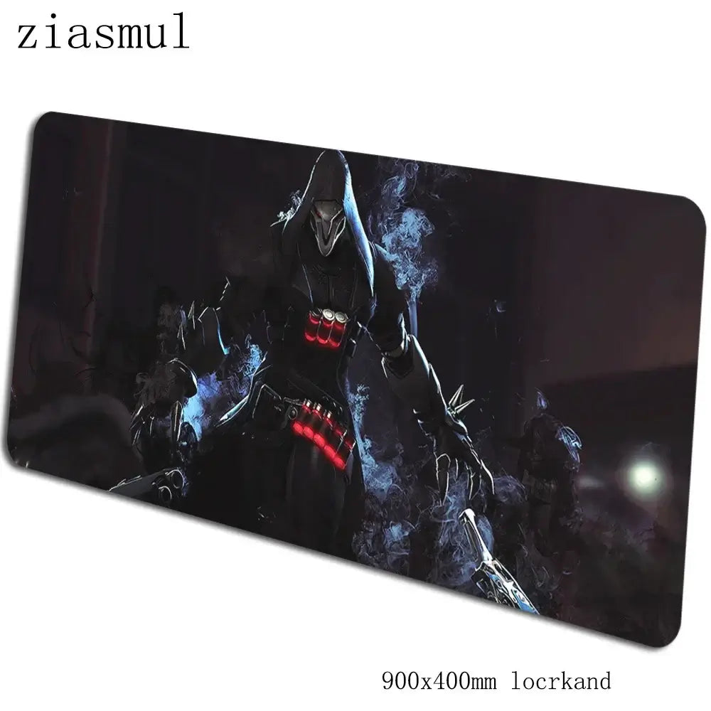 Tappetino per mouse Overwatch 90x40cm, tappetino gaming estetico, splendido tappetino personalizzato per gamer, base per mouse e tastiera PC