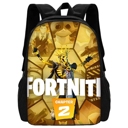 Classic Game Fortnite Kids Backpacks Boys and Girls Student Birthday Gift Child School Bags Unisex Camping Durable Rucksack