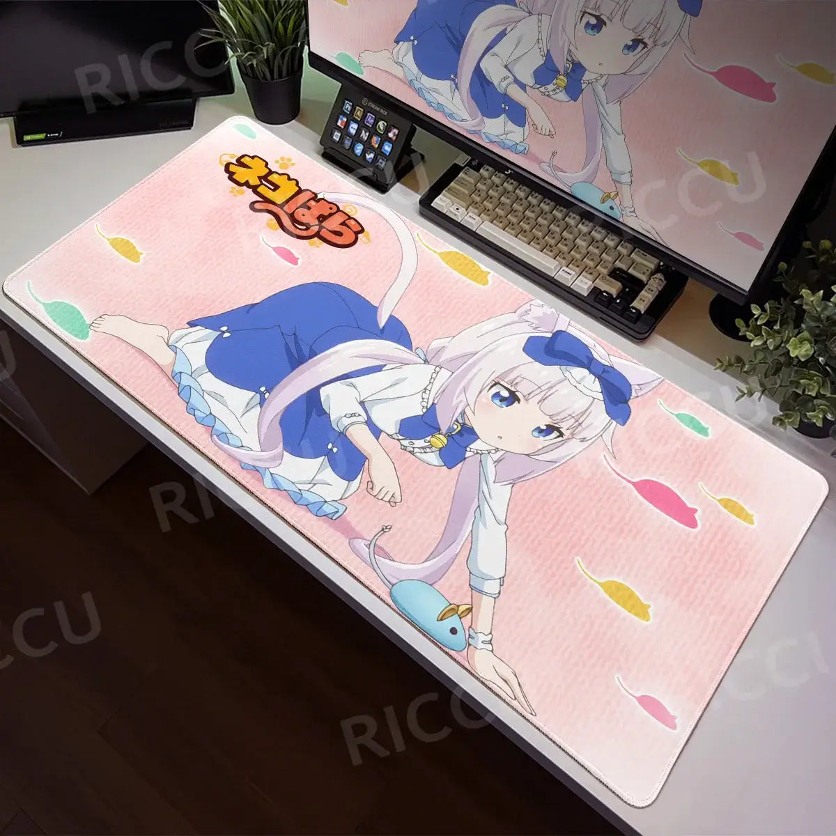 Nekopara XXL Home HD Computer Computer Desk Mouse Anime Large Mouse Pad Office Laptop Computer Desktop mat Game Accessories Tech