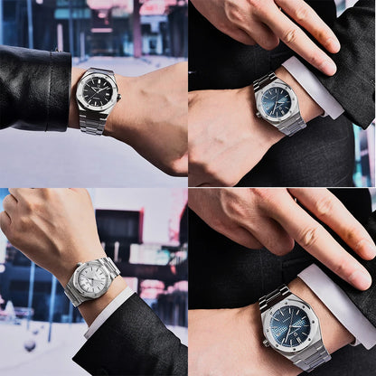 PAGANI DESIGN MIYOTA 8215 Men Automatic Mechanical Watches 40MM Sapphire Stainless Steel Waterproof Luminous Wrist Watch