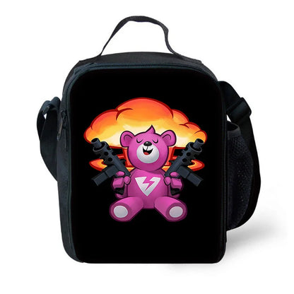 Child Insulated Large Fortnite Capacity Bag for Boy Hot Game Girl Student Outdoor Picnic Reusable Thermal Cooler Lunch Box