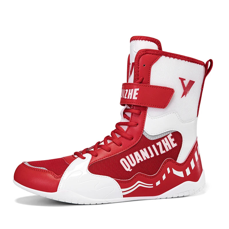 2026 Professional Wrestling Shoes For Men Lightweight Training Boxing Sneakers Large Size Black White Gym Outdoor Sports