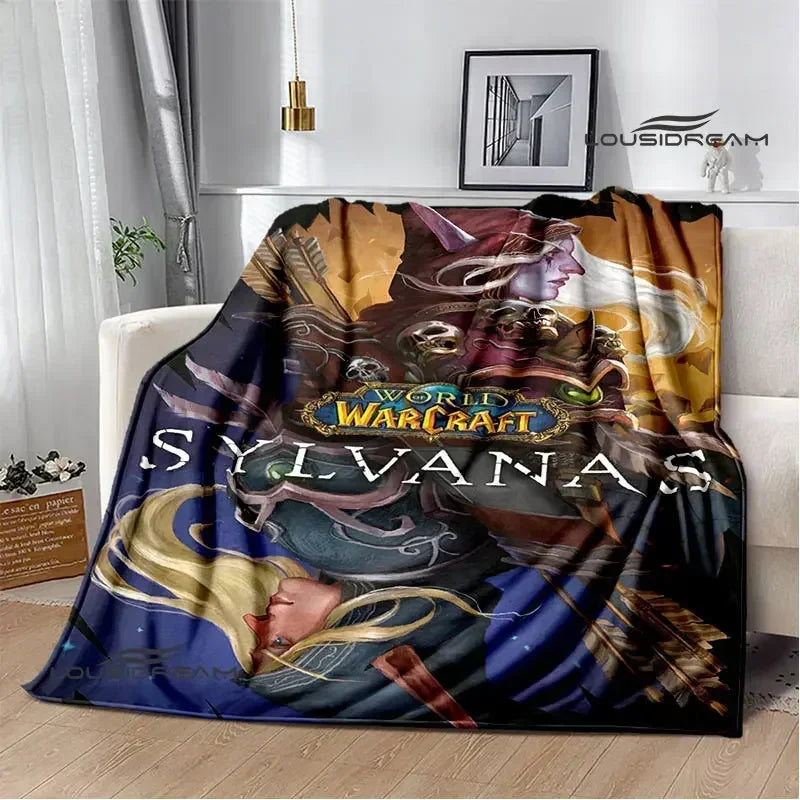 Game World of Warcraft Printed Blanket Picnic blanket Warm Flannel blankets Home bed linings blankets for beds Birthday Gift