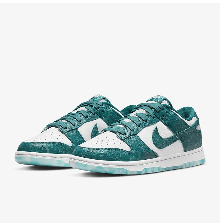Nike Official Authentic Dunk Low Women's Lightweight Cushion Retro Sport Sneakers DV3029-100