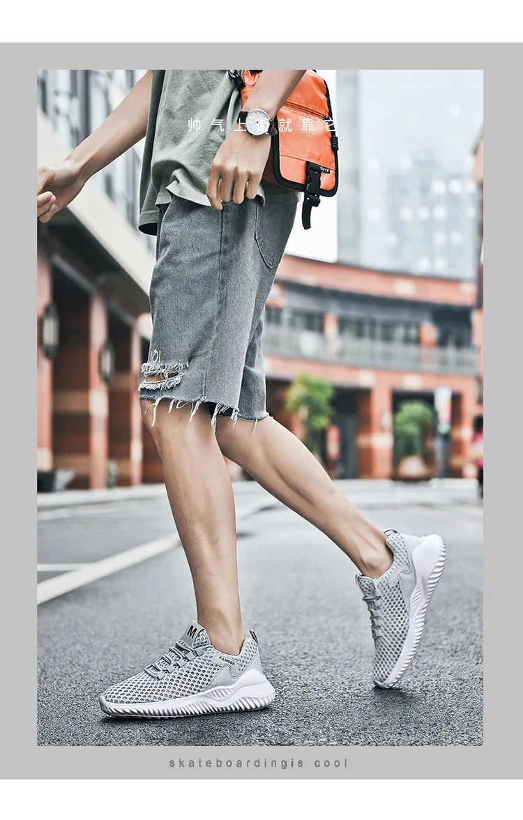2026 Summer Men's Loafers, Walking Mesh Breathable Summer Comfortable Casual Shoes Sneakers, Zapatillas Hombre Men Running Shoes