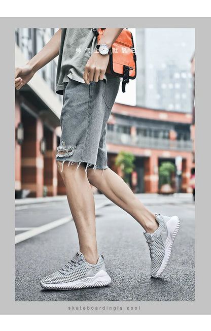 2026 Summer Men's Loafers, Walking Mesh Breathable Summer Comfortable Casual Shoes Sneakers, Zapatillas Hombre Men Running Shoes