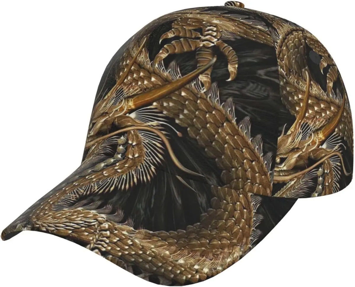 Șapcă Dragon Snapback pentru bărbați, șepci de baseball, pălărie de soare pentru bărbați, șapcă Trucker ajustabilă și stilată pentru femei și bărbați