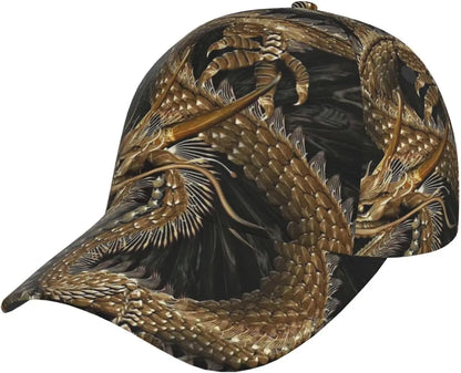 Șapcă Dragon Snapback pentru bărbați, șepci de baseball, pălărie de soare pentru bărbați, șapcă Trucker ajustabilă și stilată pentru femei și bărbați