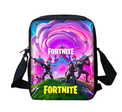 Hot Game Boy Girls Printed Shoulder Messenger Bag Child Design Fortnite Casual Handbag Men Women Phone Bag Shopping Bag