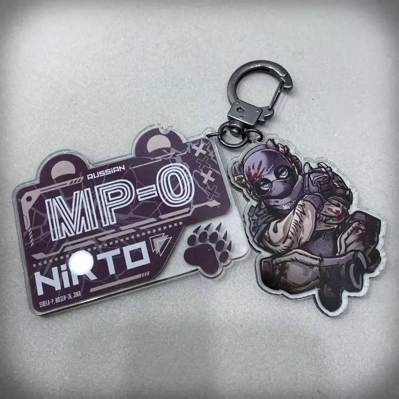 COD Call Of Duty Konig Nikto Ghost Keegan Krueger Cartoon Acrylic Keychain Phone keychain Key Chain For Girl Birthday Gift